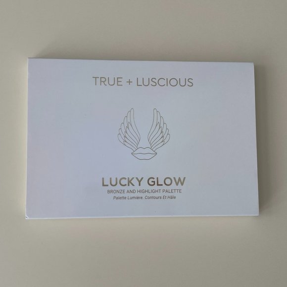 TRUE + LUSCIOUS Lucky Glow Bronze Blush and Highlight Palette New - Picture 3 of 4